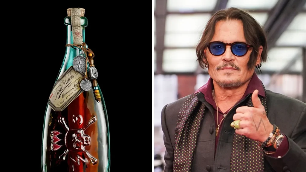Johnny Depp Sets Sail in the Spirits World with Three Hearts Rum — A Caribbean-Inspired Premium Launch
